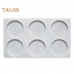 K&uuml;psisevorm Pehme isetegemise korduvkasutatav, vastupidav kuue gravitatsiooniga k&uuml;psetusvormi k&uuml;psetusn&otilde;ud 1pc valge