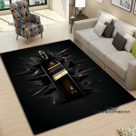 Klassikaline viski Johnnie Walker vaip ja vaip, baar elutuba magamistuba, suur ala pehme vaip, veranda voodi&auml;&auml;rne libisemisvastane matt 160cm x 230cm