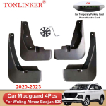 TONLINKER auto poritiib Wuling Almaz Baojun 530 Chevrolet Captiva MG Hector 2018-2023 eesmise tagumise poritiiva jaoks 4 Pcs Black A gray