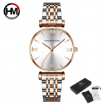 Hannah Martini br&auml;ndi naiste k&auml;ekellad Rose Gold randmekellad Naistele Moodsad kvartskellad Luksuslikud klassikalise disainiga naiste k&auml;ekellad roosa kuldne v&auml;rv