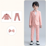 3TK lastekleit, Briti &uuml;likonnakomplekt, lilleline laste pulmakleit, esinemis&uuml;likond 90 roosa