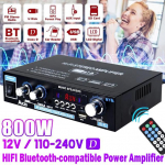 AK35 800W kodu v&otilde;imsusv&otilde;imendid 2 kanaliga Bluetooth 5.0 ruumiline heli FM USB kaugjuhtimispult Mini HIFI digitaalne v&otilde;imendi stereo AK35 bluetooth EU