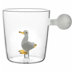 300 ml l&auml;bipaistev armas klaasist tass Itaalia Ichendorfi disain loomade klaasn&otilde;ud joogiklaasi piima vee teetass ni&scaron;i kohvikruus Dropshipping Goose Glass Cup 300ml