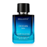 Bella Vita Luxury OCEAN Aquatic Eau De Parfum meestele mereliste, orhidee ja muskuse nootidega, 100 ml 100 ml