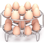 Munaauruti riiul &ndash; roostevabast terasest keeduklaas 6, 8 kvartise survepliidi jaoks, sobib kiirpoti tarvikutega, keedab 18 muna