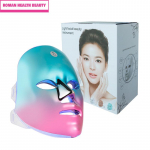 Premium 7 v&auml;rvi LED ilumask 600 mAh juhtmevaba foton n&auml;omask masinteraapia akne vananemisvastane nahka pinguldav t&otilde;stmisvahend