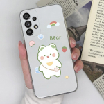 Samsung A03S Core A04E A10S A11 A12 A13 A14 A52 A23 A33 A32 korpuse kate Armas p&otilde;rutuskindel l&auml;bipaistev pehme silikoon Samsung Galaxy Funda kaitseraua jaoks Samsung A01