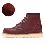 Ehtsast nahast meeste saapad S&uuml;gistalvised poolsaapad meeste kingad 42 veini