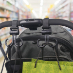 Kahe konksuga beebivankri riidepuu, 360-kraadise p&ouml;&ouml;rlemise reguleerimise k&auml;rukonks 1pc