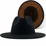 Uus naiste meeste villane Fedora m&uuml;ts nahast lindiga h&auml;rrasmees elegantne daam talvine s&uuml;gis laia &auml;&auml;rega jazzkirik Panama Sombrero m&uuml;ts 56-58CM Adjustable