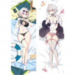 60 x 180 cm 2WAY/WT Anime Azur Lane Dakimakura padjap&uuml;&uuml;r, elusuuruses keha kallistav padjap&uuml;&uuml;r Manga Otaku kingitused virsikunahk 40x120cm 2WAY WT