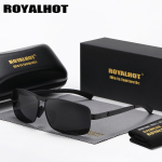 RoyalHot Mehed Naised Polariseeritud sulamist ristk&uuml;likuraamiga p&auml;ikeseprillid S&otilde;itvad p&auml;ikeseprillid Varjud Oculos Meestele must