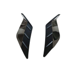 Toyota Corolla Cross Accessories 2022 tagumiste udutulede laterna katte katte plastikust kroom ja black