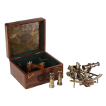 K&auml;sitsi valmistatud 20,32 cm mereantiik Marine Captain Sextant Brass Nautical Sextant