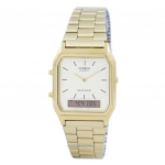 Casio kvarts analoog-digitaalne kuldse tooniga AQ-230GA-9DMQYES AQ230GA-9DMQYES Meeste k&auml;ekell