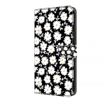 V&auml;ikese kr&uuml;santeemimustriga maalitud mobiiltelefoni kest iPhone'ile Samsung Xiaomi Redmi Motorola Nokia Sony LG nahk&uuml;mbris Xiaomi 11T Pro