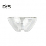 Seinale riputatav veiniklaasihoidik, mida on lihtne kasutada, lekkekindla disainiga, j&auml;lgedeta kleepuv stiilne vannitoavahend punase veini tasside jaoks Single Layer valge