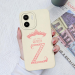 Xiaomi Redmi 12 4G 5G K60 K50 K40 Pro K60E K30 telefoni &uuml;mbris Tagakaas Fashion Crown Letters Matte Ruudukujuline Pehme Silikoon P&otilde;rutuskindel Redmi Kaitseraua jaoks Redmi K30 / K30i