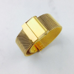 Kellarihm 12mm 14mm 18mm 20mm 22mm 24mm Universaalne roostevabast terasest metallist kellarihm fossiilne rihm K&auml;ev&otilde;ru must roosikuldne h&otilde;be 20mm kuld