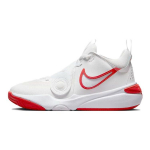 Nike Team Hustle D11 GS Summit White Track Red Laste tossud DV8996-102 36.5