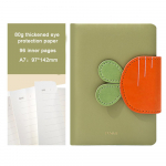 (Logo saab graveerida) A7 taskum&auml;rkmik magnetpandlaga, koomiksiraamat, laste m&auml;rkmik, memo, reisip&auml;evik A7 kollane