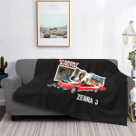 Gran Torino Starsky Hutch Zebra 3 Filmiposter Tekk Kodu Mugavus K&otilde;rgkvaliteediga Kunstkarusnahast Viska Tekk Diivani Magamistoa jaoks 150x125cm gray