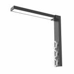 ABS-i v&auml;ikese kalakaussi LED-valgusti lauaarvuti akvaariumi vetikad veetaimed valguse kaherežiimiline l&uuml;litus mitmev&auml;rviline