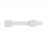 8 tk beebi kleepuv turvalukk kapiukse sahtlite k&uuml;lmiku jaoks One Size valge