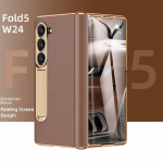 Luksuslik ehtsast nahast &uuml;mbris Samsung Galaxy Z Fold 5 Nappa kate jaoks Galaxy Z Fold 4 Stand p&otilde;rutuskindel kaitsekate Galaxy Z Fold3