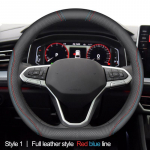 Rooliratta katte kate autole Volkswagen VW Qashqai X-Trail Rogue Golf Tiguan Jetta Passat Beetle Protector k&auml;epideme mantel Style 1 sinine/punane