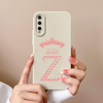 Huawei Honor 10i 20i 20S 20 Lite Y9S Y9 Prime Case tagakaas Luksuslik vedel pehme silikoon kaitsev matt kroonkirjadega kest Huawei kaitseraua jaoks Huawei Y9 2019