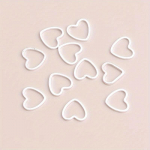 100 tk V&auml;ikesed &Otilde;&otilde;nsad S&uuml;damed &Uuml;hendushelmed DIY K&auml;ev&otilde;rude Kaelakeede jaoks Kuldne H&otilde;bedane V&auml;rv 10x10mm Valmistamine Leidmine Amuletid Ehted 100pcs kuldne