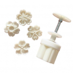 Suurep&auml;rane l&otilde;hnatu, kergesti vabastatav, k&auml;sitsi vajutatav, k&auml;sivajutatav kirsi kuukoogivorm koduse fondantvormi jaoks 50g