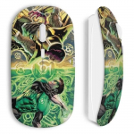 Juhtmeta hiire roheline laterna korpus