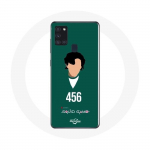 M&auml;ng Samsung Galaxy A21S Case Squid Seong Gi hun number 456