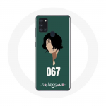 Samsung Galaxy A21S Case Squid M&auml;ng Kang Sae Byeok Face