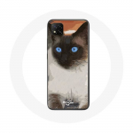 Xiaomi Redmi 9C &uuml;mbris Siiami kassi mustad ja valged sinised silmad