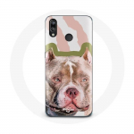 Huawei P20 Lite Brown Pitbull Dog &uuml;mbris