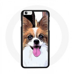 Iphone 8 Case Continental Toy Spaniel White Dog