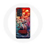 Coque pour Samsung Galaxy A13 4G / A13 4G Lite Stranger Things Teaser Saison 4 Affiche Personnages Art