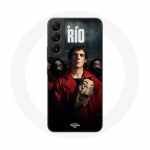&Uuml;mbris Samsung Galaxy S21 FE La casa de papel Rio maskile