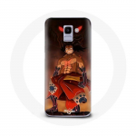 &Uuml;mbris Samsung Galaxy A8 2018 Luffy Gear 5 One Piece Manga jaoks