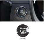 S&uuml;sinikkiust &uuml;he kl&otilde;psuga k&auml;ivitusmootori nupu kaunistuskleebised Toyota Corolla Yaris Chr Auris Prado Rav4 Prius Camry Fort jaoks punane