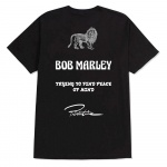Primitiivne rula Bob Marley Heartache must T Shi unisex T-s&auml;rk S