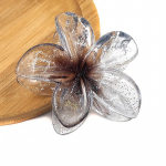 Juukseklambrid, lilleklambrid, Hawaii plumeria, rannalilled, k&uuml;&uuml;nisega juuksen&otilde;elad, aksessuaarid, juuksen&otilde;el lastele, v&auml;rvilised naised, juuksen&otilde;el oranž