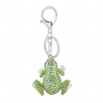 Creative Frog Ripats V&otilde;tmehoidja S&auml;delevad Rhinestones Inkrusteeritud auto v&otilde;tmehoidja Seljakott Kott Charm V&otilde;tmehoidja Aksessuaarid roheline/valge