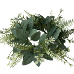 Kunstlik p&auml;rg k&uuml;&uuml;nla s&otilde;rmus Faux eukal&uuml;pti lehed kevadrohelised vaniku sammas k&uuml;&uuml;nal Kodu pulmapeo laua keskosa kaunistus roheline