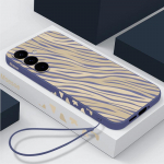 Sebra-triip Samsung S24 S22 Ultra Plus S23 S21 S20 Fe A54 A53 A52 A34 A14 A13 5g A51 A32 4g TPU v&auml;rvitud p&otilde;rutuskindla Leopard Print Case Cove jaoks Samsung S24 heleroosa v&auml;rv