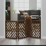 Laste lemmikloomade turvatara, kaasaskantav, puidust pikendus, beebi turvaline sisemine turvav&auml;rav lastele Kokkupandav turvav&otilde;rk, v&auml;rava 3 paneel