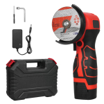 Juhtmeta nurklihvmasin 7000 p/min Elektriline lihvimist&ouml;&ouml;riist Mini-lihvmasin 1 tk 16,8 V 2000 mAh akuga UK Plug
